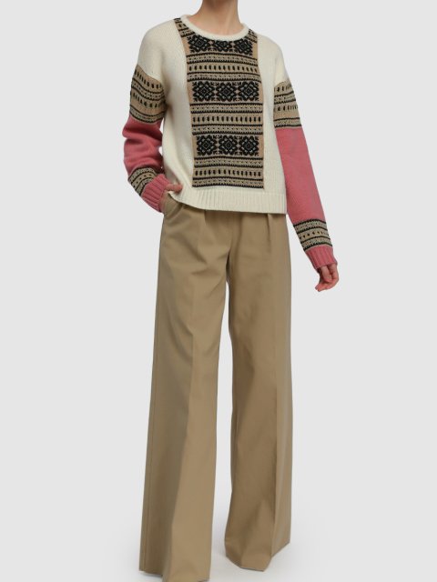 Розовый свитер MAX MARA: фото 1 - Invogue