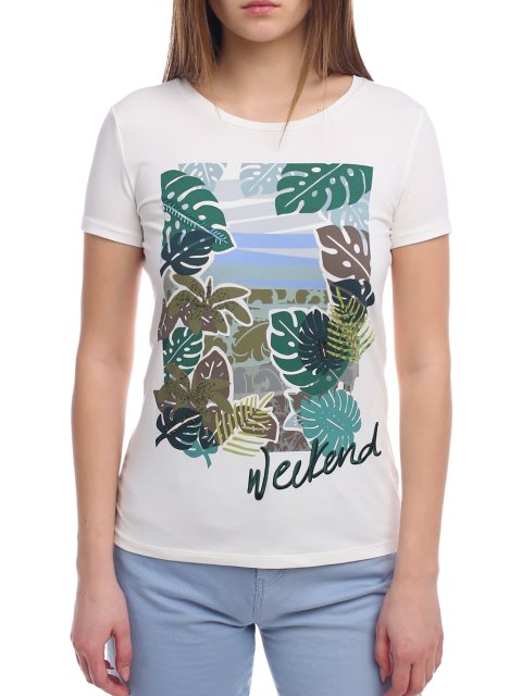 Біла футболка WEEKEND MAX MARA : фото 6 - Invogue