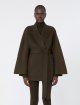 Темно-коричневе пальто MAX MARA з вовни: фото 2 - Invogue