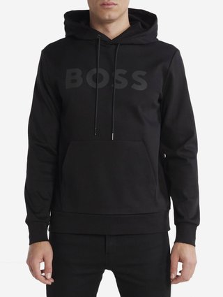 Черное худи BOSS: фото - Invogue