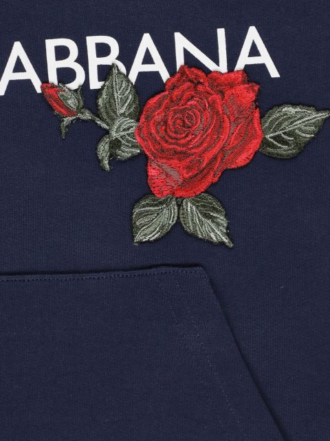 Синя кофта DOLCE&GABBANA KIDS : фото 2 - Invogue