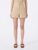 Пісочні шорти MAX MARA з еластичної бавовни: фото 2 - Invogue