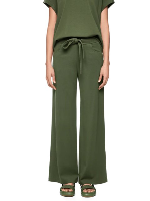 Зеленые брюки Marc Cain из вискозы: фото 1 - Invogue