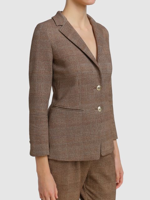 Коричневый пиджак MARELLA: фото 3 - Invogue