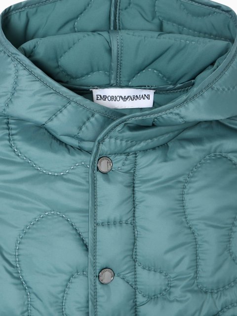 Лілова куртка EMPORIO ARMANI KIDS : фото 2 - Invogue