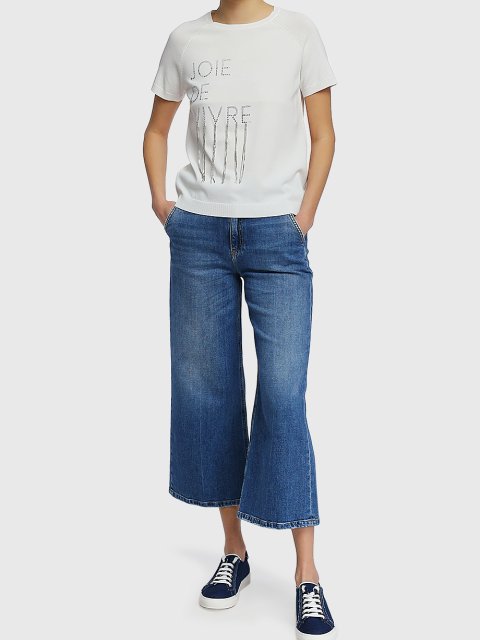 Белая футболка I BLUES: фото 1 - Invogue