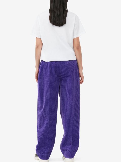 Фіолетові брюки GANNI : фото 3 - Invogue
