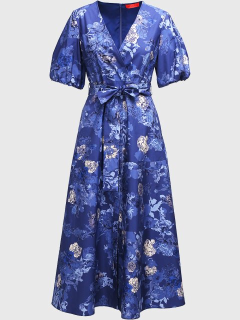 Тёмно-Синее платье MAX&CO: фото - Invogue