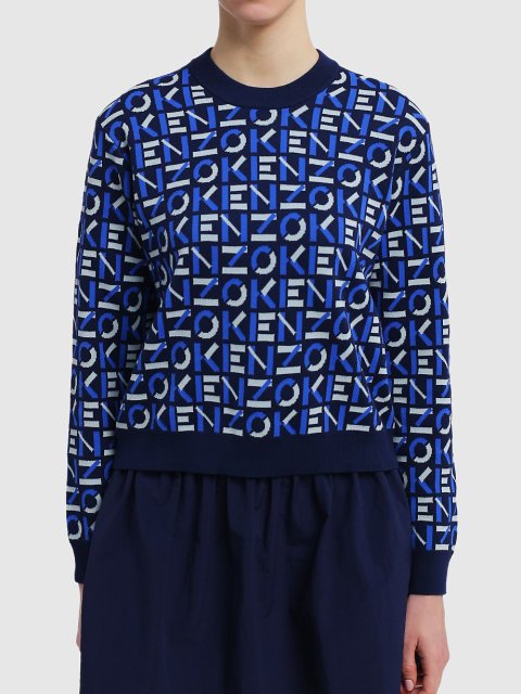 Темно-синій светр KENZO : фото 3 - Invogue