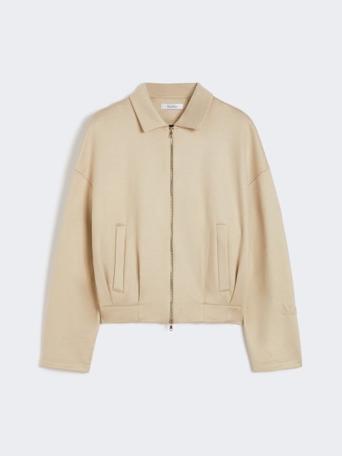 Карамельний світшот MAX MARA з суміші бавовни та шовку: фото - Invogue