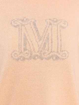 Коричневый свитер MAX MARA: фото 6 - Invogue