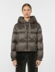 Сірий пуховик MAX MARA стьобаний: фото 2 - Invogue