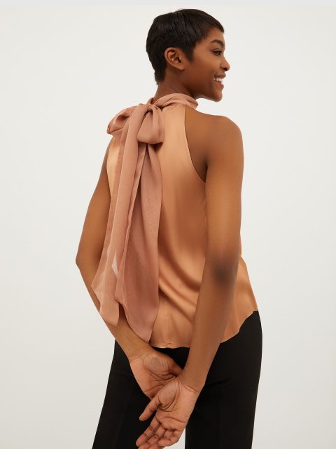 Терракотовый топ MAX&CO : фото 2 - Invogue