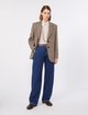 Кремова сорочка в смужку Max Mara з шовку: фото 1 - Invogue