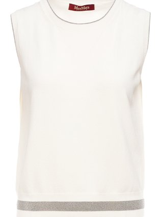 Молочний кардиган MAX MARA : фото 7 - Invogue