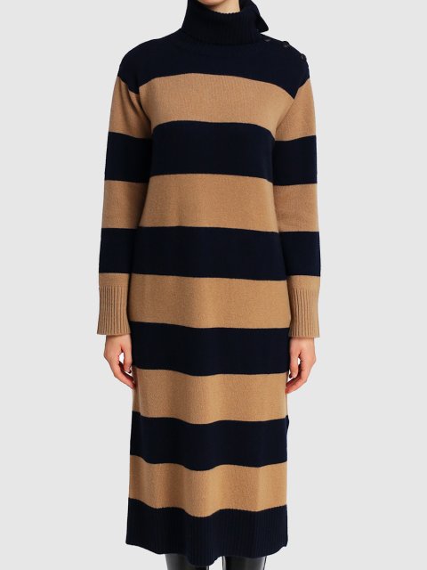 Синее платье MAX MARA: фото 2 - Invogue