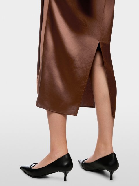 Темно-коричневая юбка MARC CAIN : фото 5 - Invogue