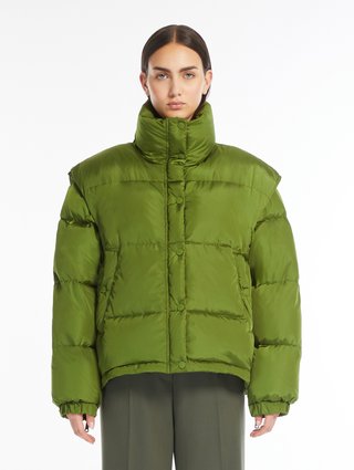 Зелена куртка WEEKEND MAX MARA укорочена: фото 1 - Invogue