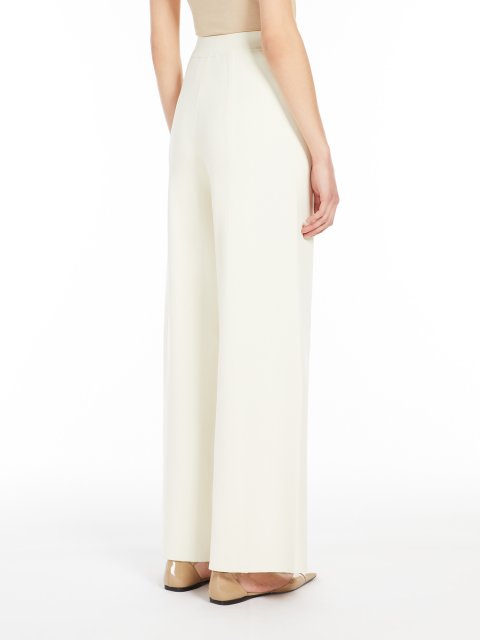 Белые брюки Max Mara трикотажные: фото 3 - Invogue