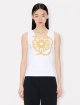 Белая майка Kenzo из эластичного хлопка: фото 1 - Invogue