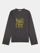 Сіра футболка Acne Studios з принтом: фото - Invogue