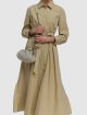 Кремовое платье WEEKEND MAX MARA: фото 3 - Invogue
