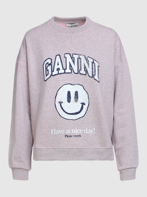 Розовый свитер GANNI: фото - Invogue