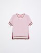 Розовая футболка MAX&CO вязаная: фото - Invogue