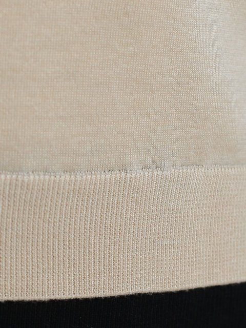 Молочный свитер MAX MARA: фото 4 - Invogue