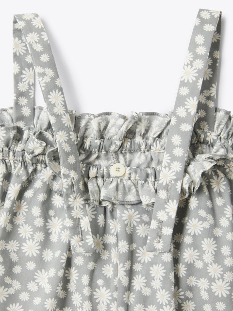 Серый комбинезон IL GUFO с цветочным принтом: фото 3 - Invogue