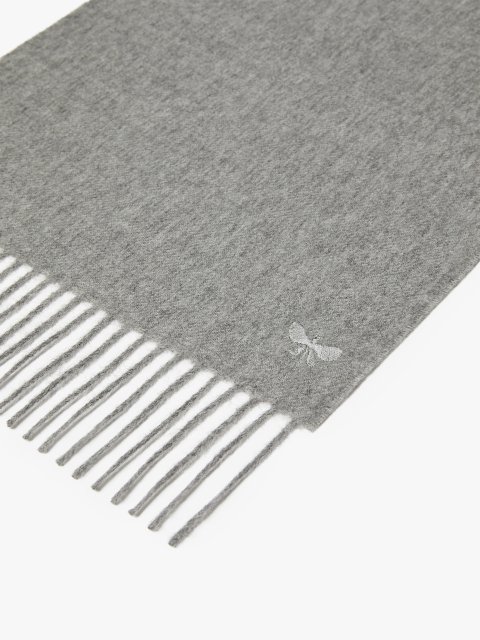 Серый шарф WEEKEND MAX MARA из альпаки: фото 2 - Invogue