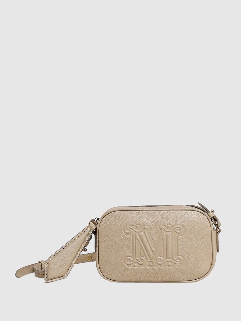 Бежевая сумка MAX MARA: фото - Invogue