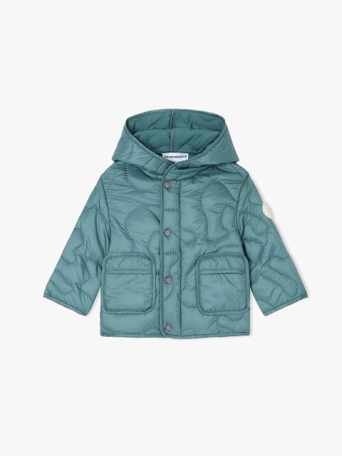 Лілова куртка EMPORIO ARMANI KIDS : фото - Invogue