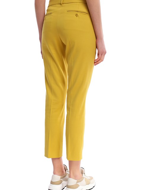 Жёлтые брюки WEEKEND MAX MARA: фото 4 - Invogue