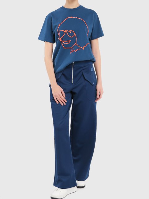 Синяя футболка KENZO: фото 1 - Invogue