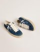 Сині снікерси GOLDEN GOOSE зі шкіри: фото 2 - Invogue