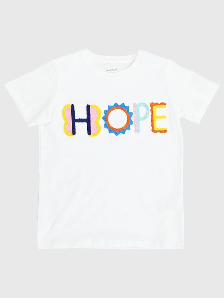 Белая футболка STELLA MCCARTNEY KIDS: фото - Invogue