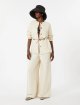 Бежеві брюки Max Mara з льону та шовку: фото 1 - Invogue