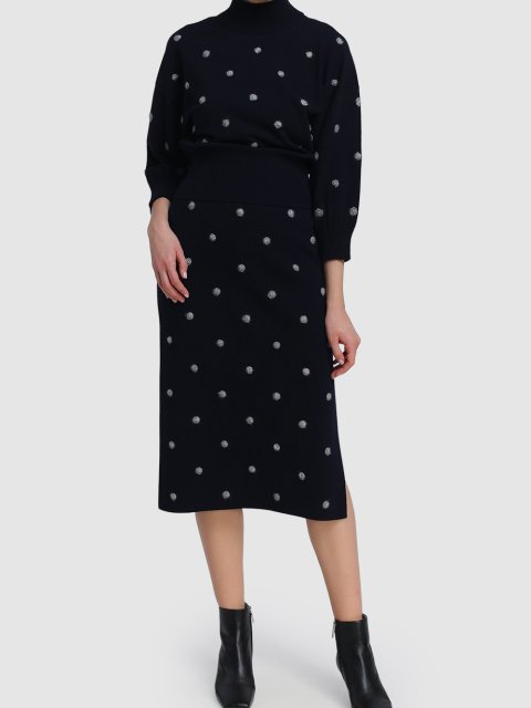 Чёрные ботильоны SPORTMAX: фото 2 - Invogue