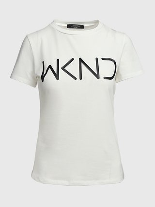 Белая футболка WEEKEND MAX MARA: фото - Invogue