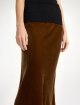 Коричнева спідниця Malene Birger максі: фото 3 - Invogue