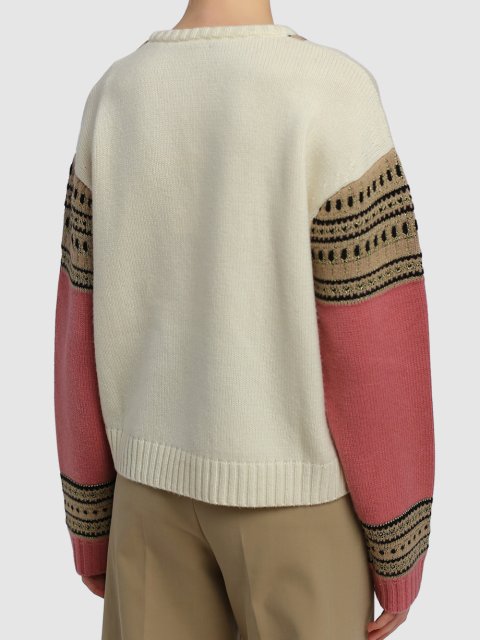 Розовый свитер MAX MARA: фото 4 - Invogue