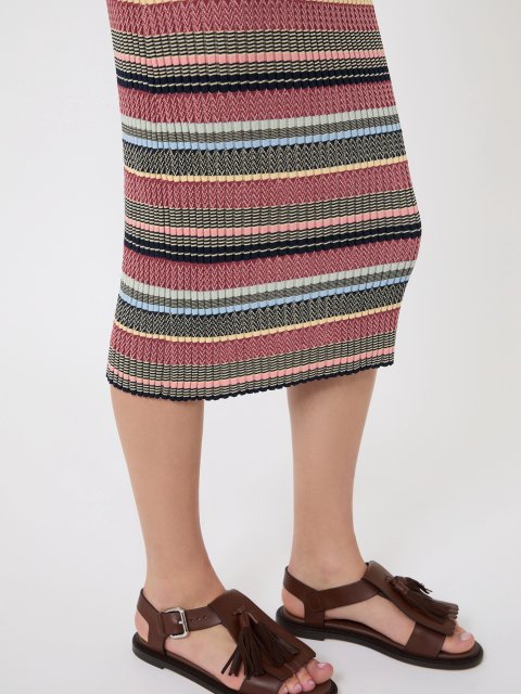 Різнокольорова сукня Weekend Max Mara з віскози та поліаміду: фото 3 - Invogue