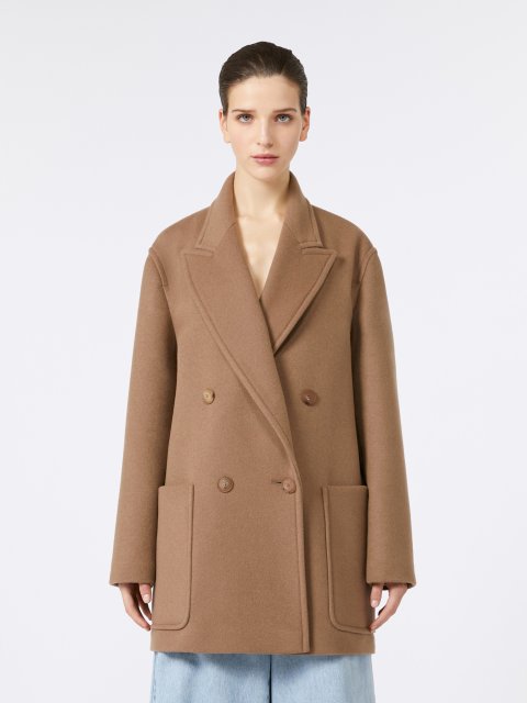 Світло-коричневе пальто MAX MARA з вовни та кашеміру: фото 2 - Invogue