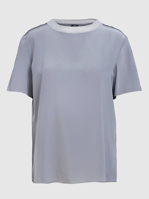 Серебристая блуза JOSEPH: фото - Invogue