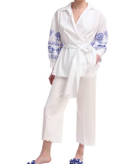 Білі брюки WEEKEND MAX MARA : фото 1 - Invogue