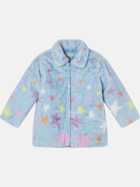 Бірюзове пальто STELLA MCCARTNEY KIDS : фото - Invogue