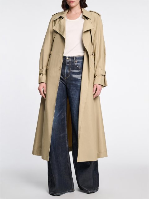 Белый топ Dorothee Schumacher из эластичного хлопка: фото 5 - Invogue