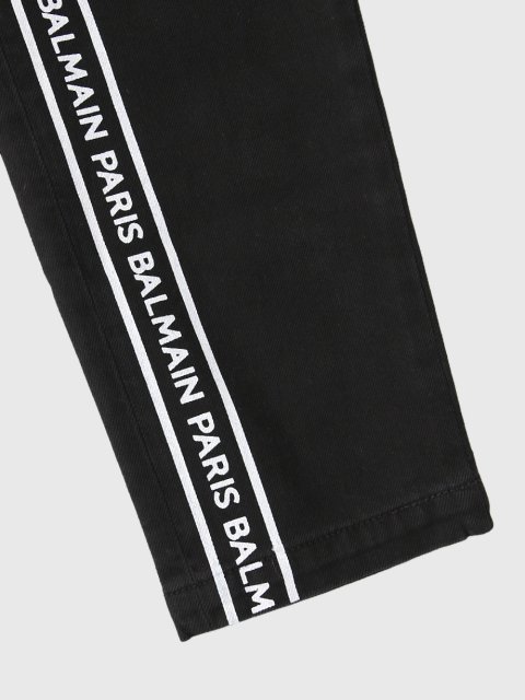 Чорні штани BALMAIN KIDS : фото 3 - Invogue