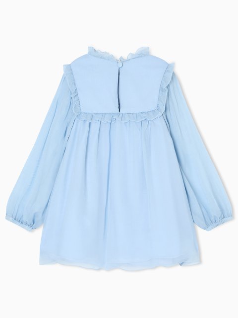 Блакитна сукня EMPORIO ARMANI KIDS : фото 2 - Invogue